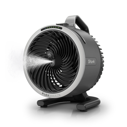 Portable Misting Fan with Rechargeable Battery, Water Tank Cooling, 70FT Airflow Range & Cordless Outdoor Design