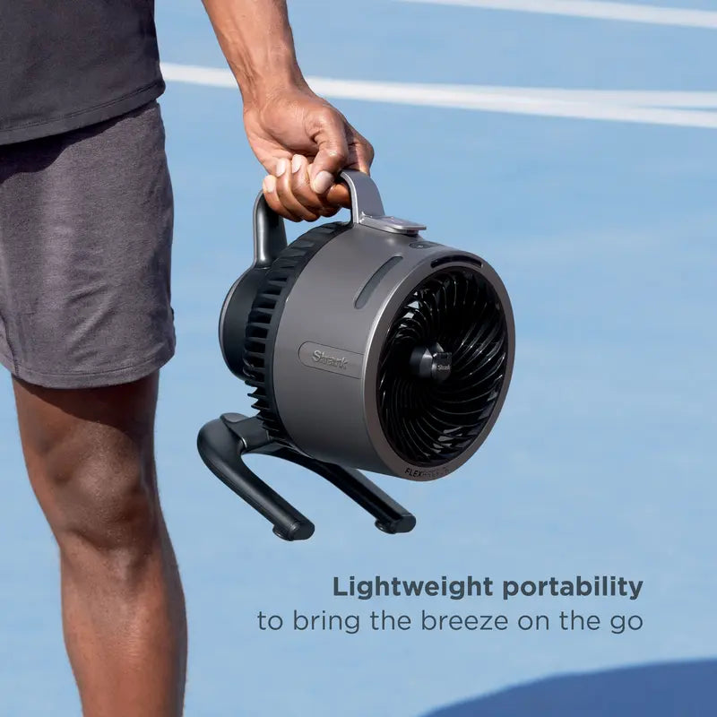 Portable Misting Fan with Rechargeable Battery, Water Tank Cooling, 70FT Airflow Range & Cordless Outdoor Design
