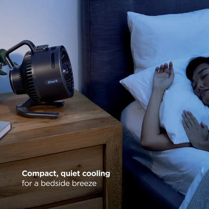 Portable Misting Fan with Rechargeable Battery, Water Tank Cooling, 70FT Airflow Range & Cordless Outdoor Design