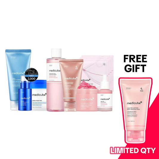 8-Piece Glass Glow Skincare Routine Set for Hydrated, Brighter & Smoother-Looking Skin