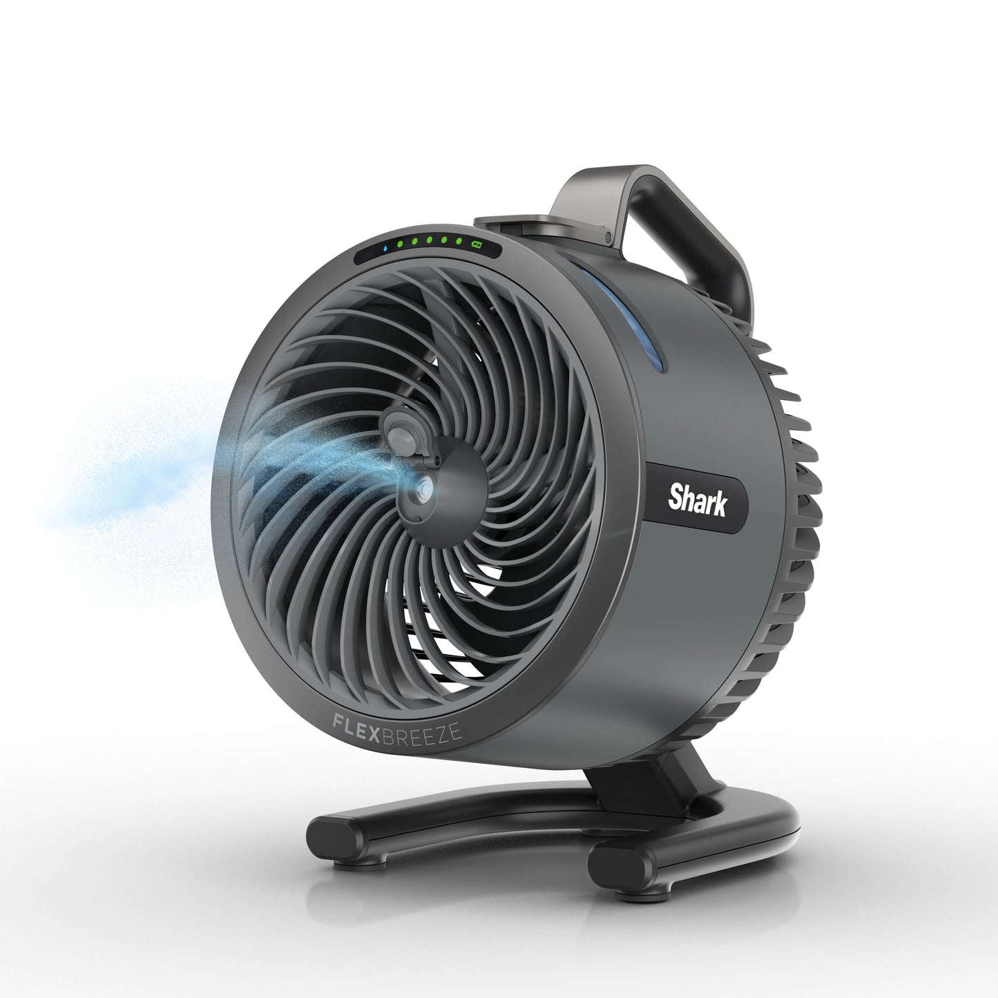 Portable Misting Fan with Rechargeable Battery, Water Tank Cooling, 70FT Airflow Range & Cordless Outdoor Design