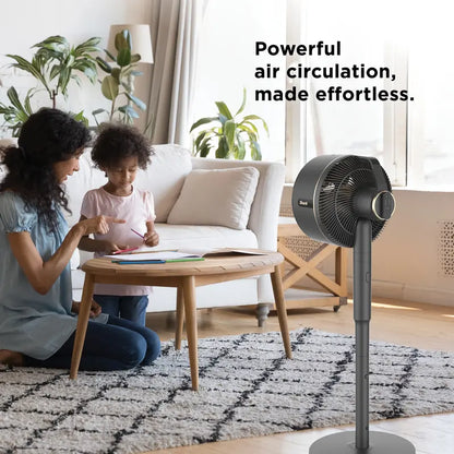 Portable Misting Fan with Rechargeable Battery, 24H Runtime, Powerful Airflow, Outdoor Cooling Fan with Hose Attachment & Adjustable Stand