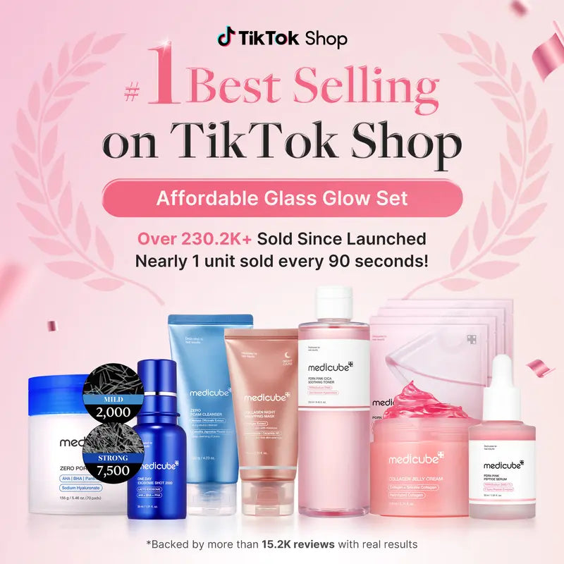8-Piece Glass Glow Skincare Routine Set for Hydrated, Brighter & Smoother-Looking Skin