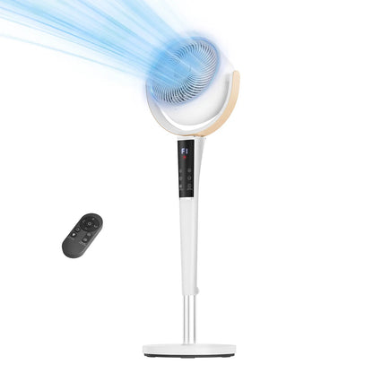 20dB Quiet Pedestal Fan – DC Motor, 15 Speeds, 5 Modes, Remote Control
