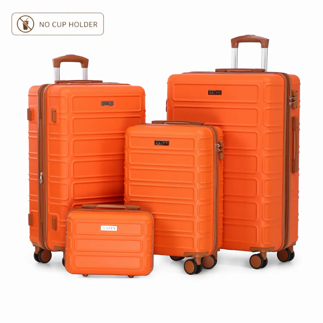 4-Piece Expandable Hardshell Luggage Set with TSA Lock & Smooth Spinner Wheels